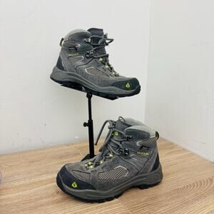 Vasque Kids Breeze 2.0 Ultra Dry Gray Leather Hiking Boots Size 1